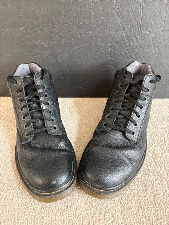 Dr Martens Men\'s Chukka Mid Shoes Boots Size 12 Black Leather AW004 main image 5